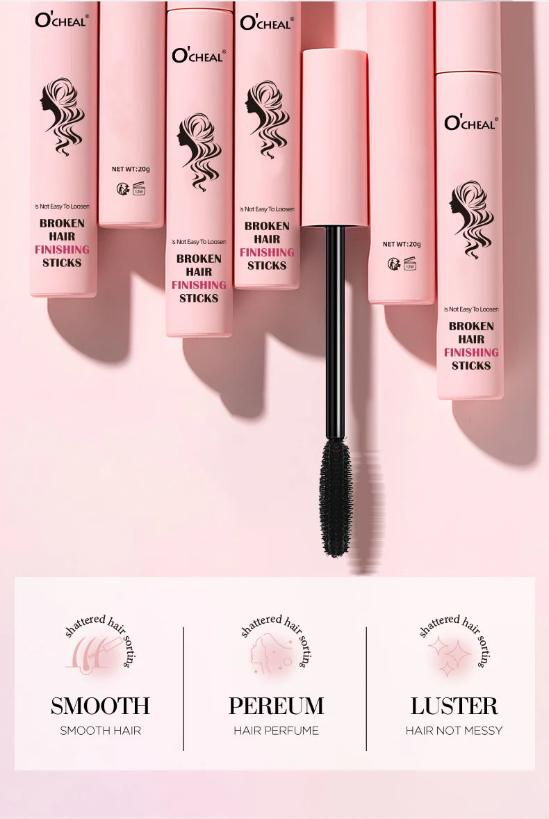 OCHEAL Broken Hair Artifact Finishing Hair Wax Stick Anti-fried Clean Hair Spray Fix Stick Wax Anti-frizz Cream Stick Portable