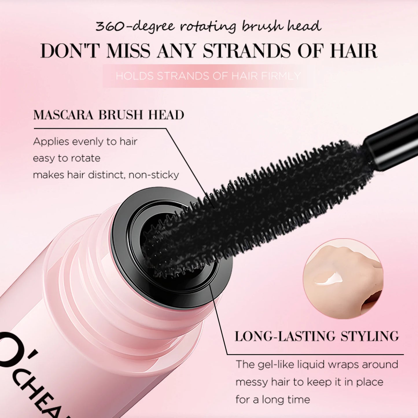 OCHEAL Broken Hair Artifact Finishing Hair Wax Stick Anti-fried Clean Hair Spray Fix Stick Wax Anti-frizz Cream Stick Portable