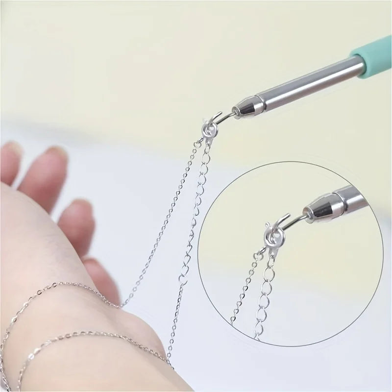 Help Wear Bracelet Tool Partner Jewelry Helper Fastening Aid Quickly Unfasten Hooking Equipment Pliers Clasps Ties Zipper Craft