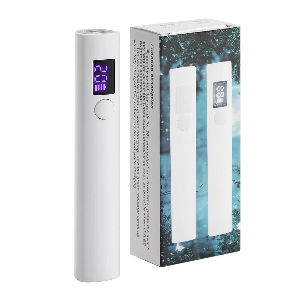 Portable Quick Dry Nail Dryer Machine Mini UV LED Nail Lamp For Home Salon Tools Professional Nail Phototherapy Flashlight Pen