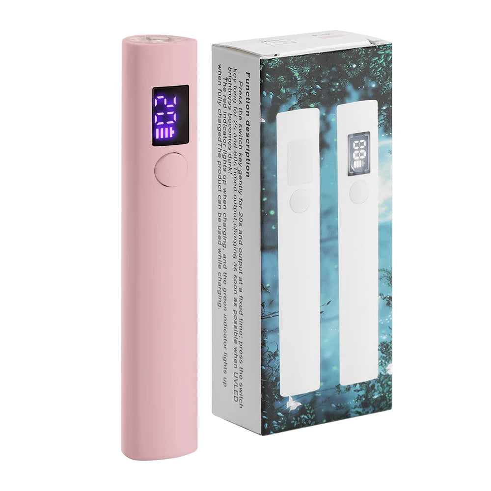 Portable Quick Dry Nail Dryer Machine Mini UV LED Nail Lamp For Home Salon Tools Professional Nail Phototherapy Flashlight Pen